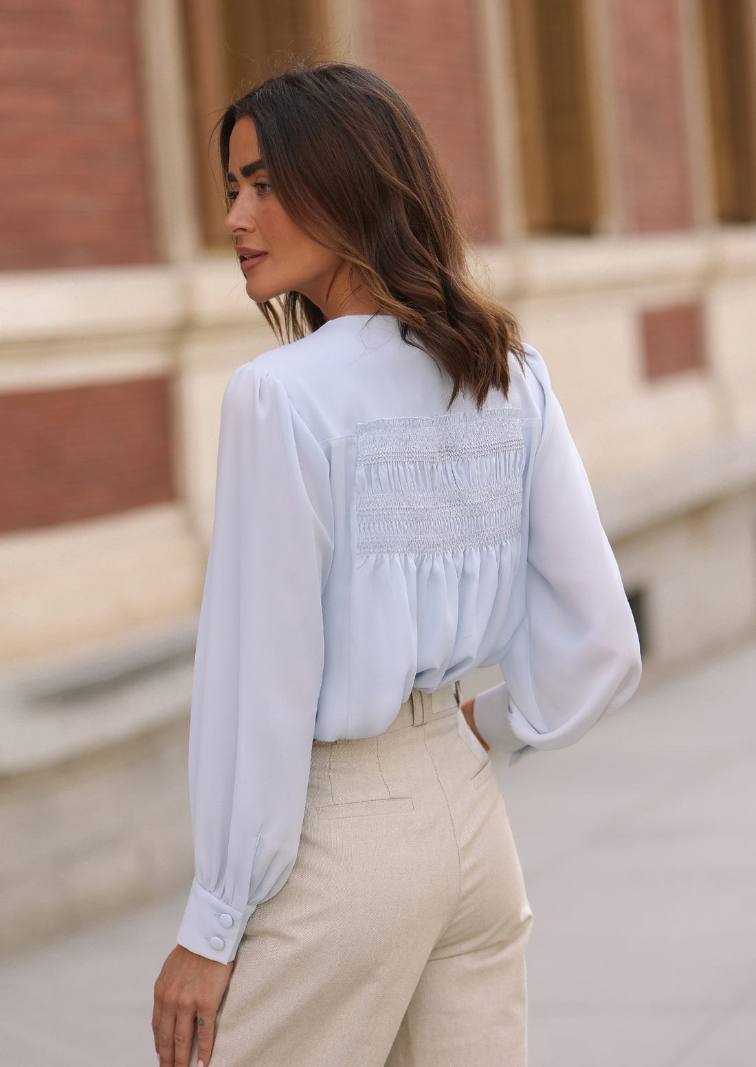 Blusa Richie celeste