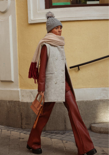 Chaleco Foxy gris