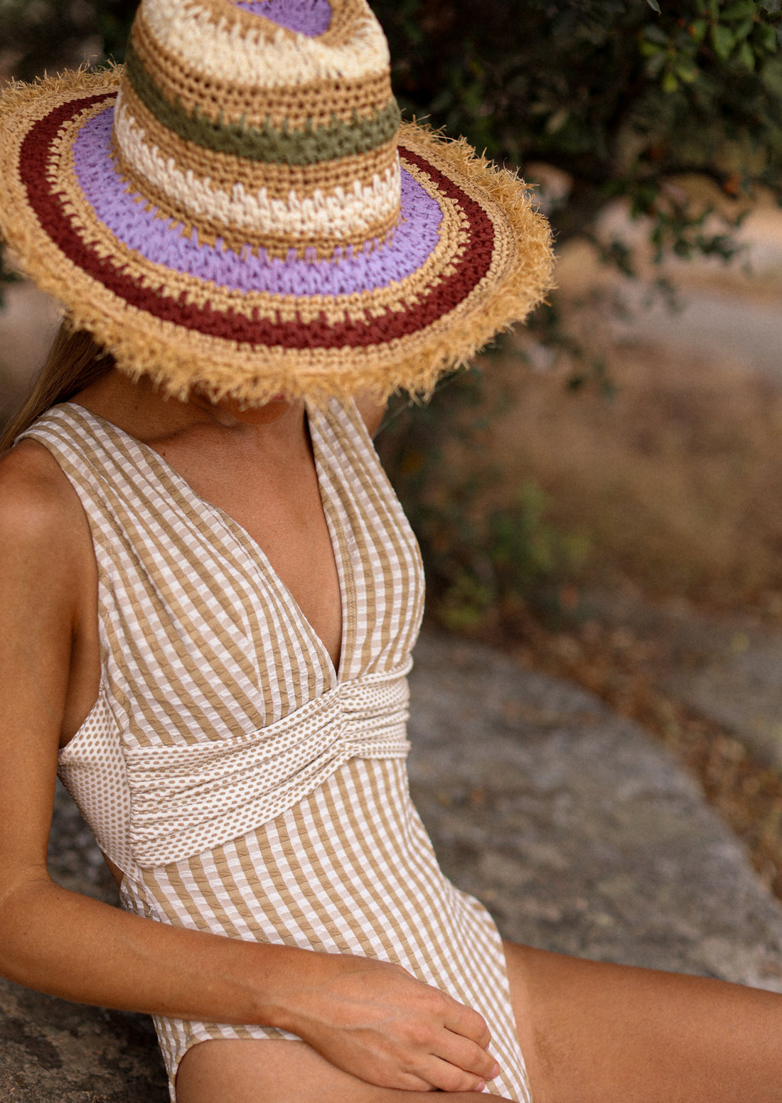Bañador Rosemary beige
