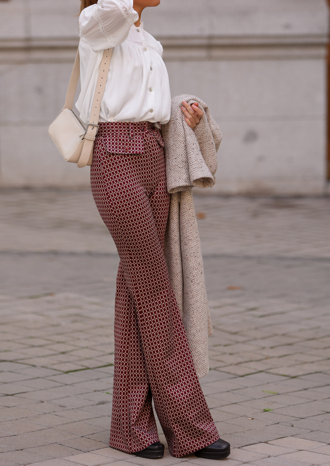 Pantalón Tomy borgoña
