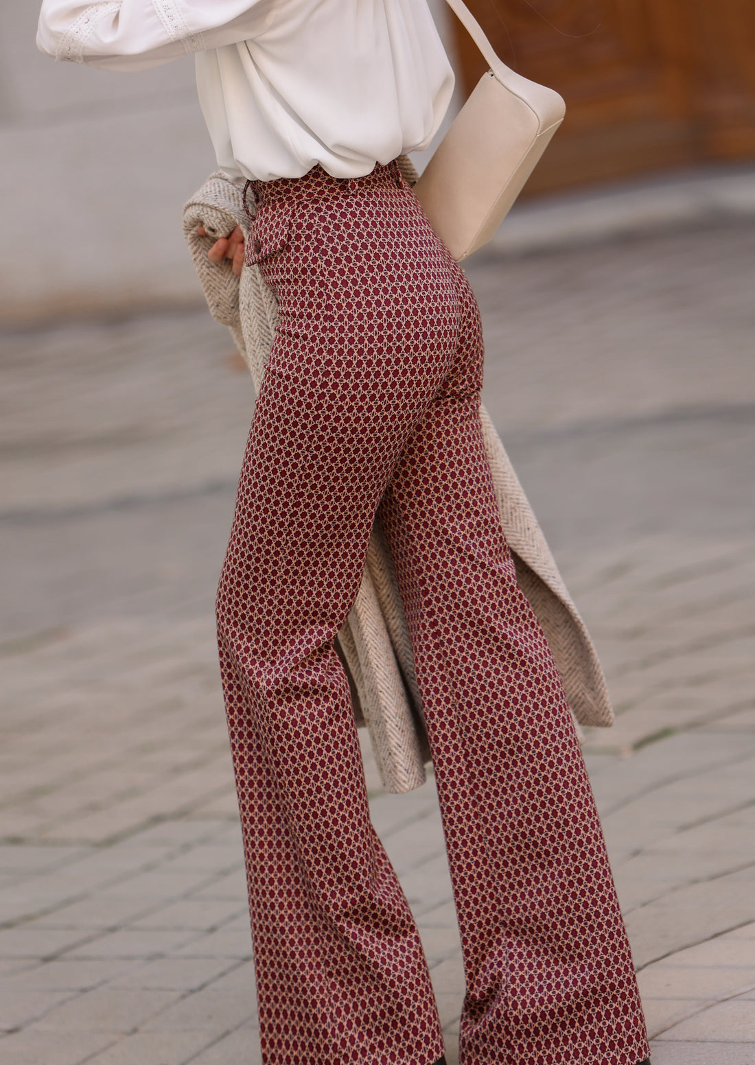 Pantalón Tomy borgoña
