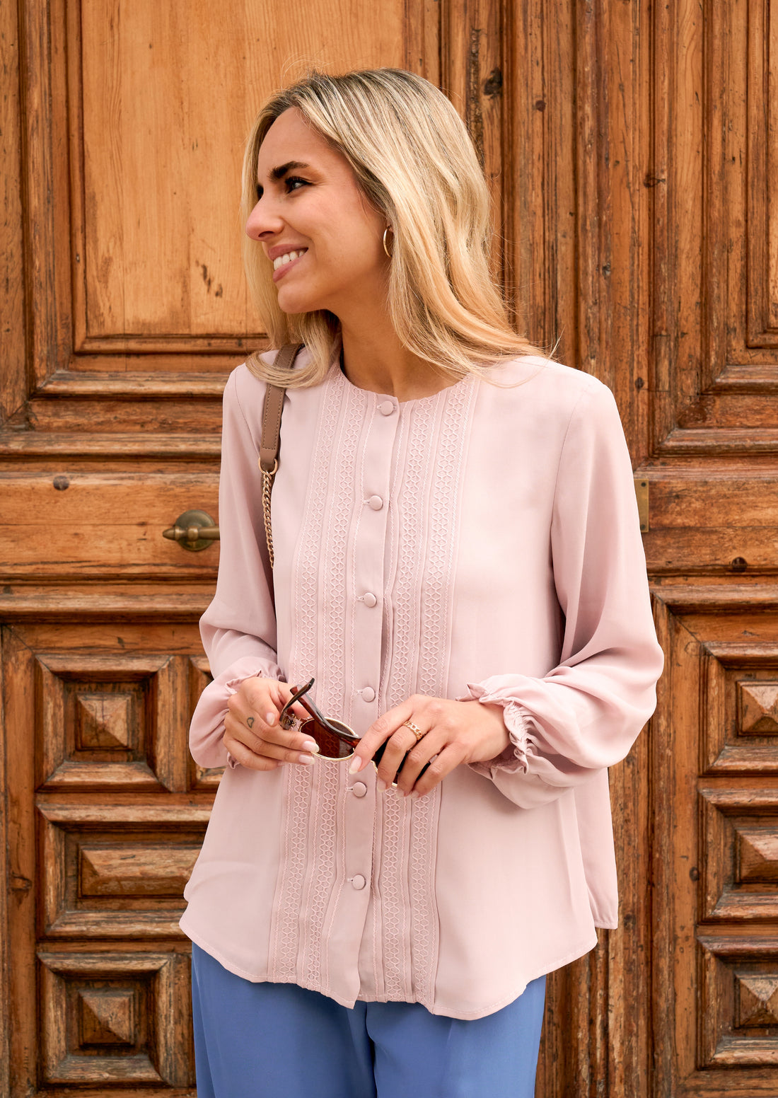 Blusa Romane nude