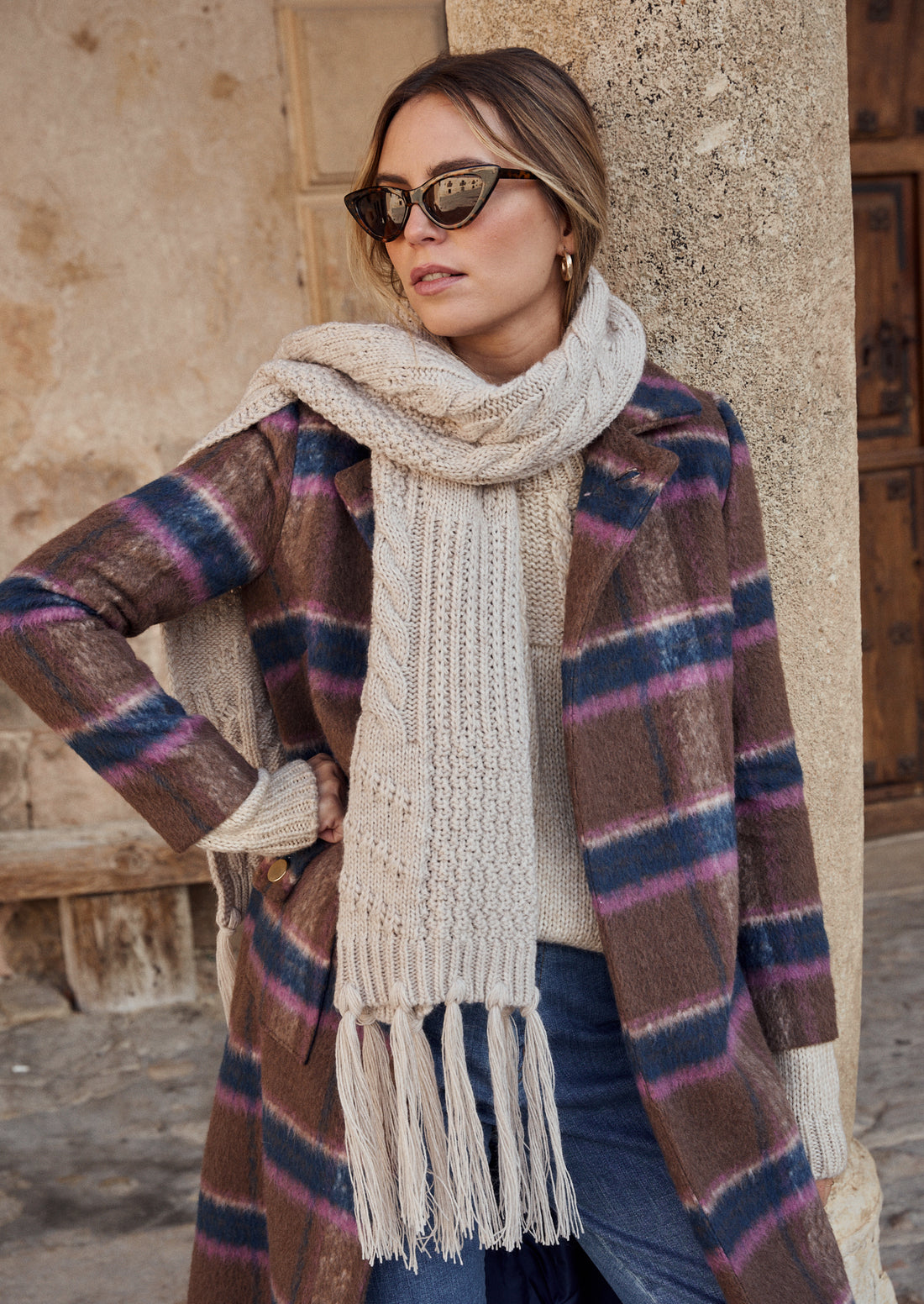 Bufanda Feire beige