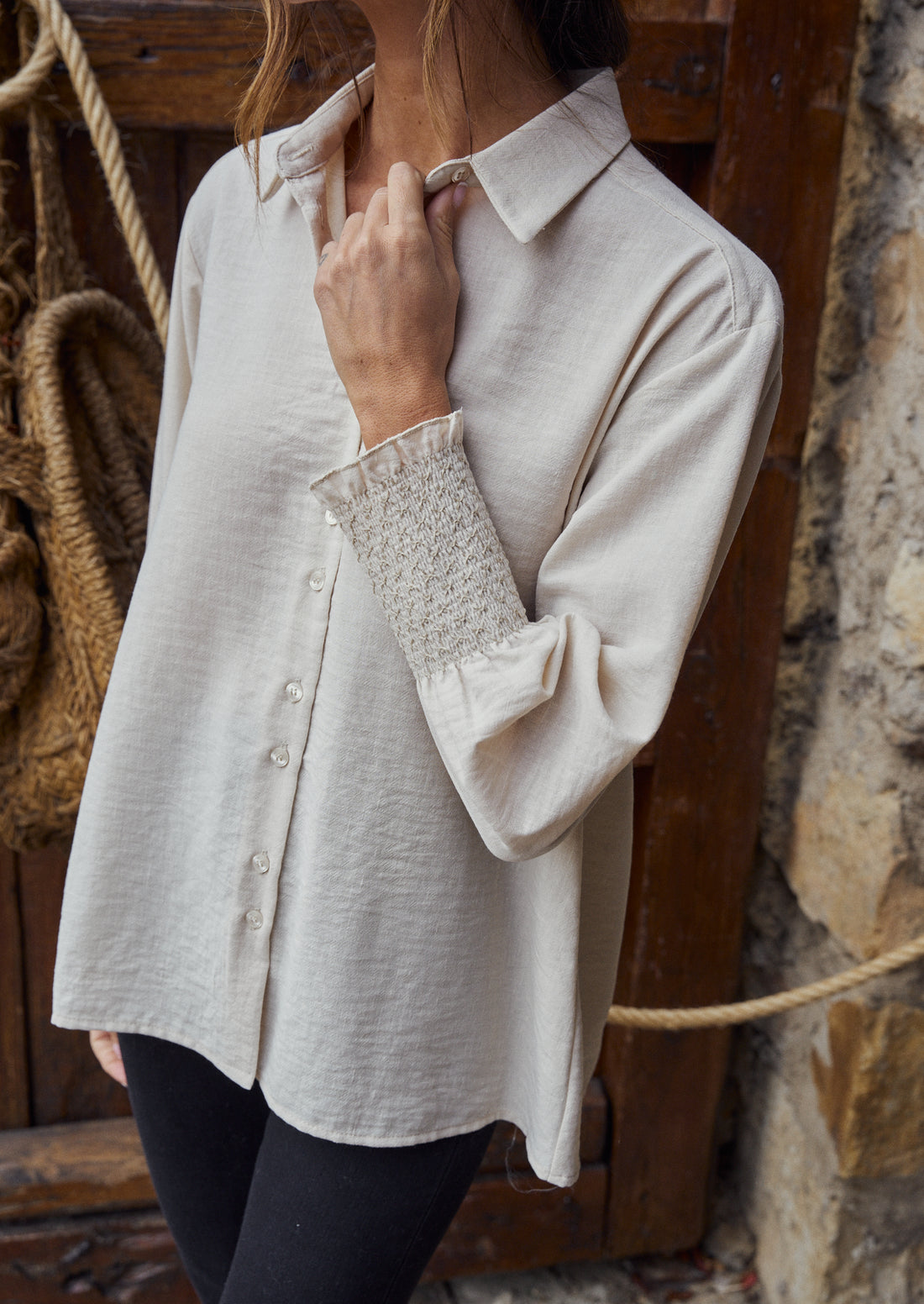 Camisa Dala beige