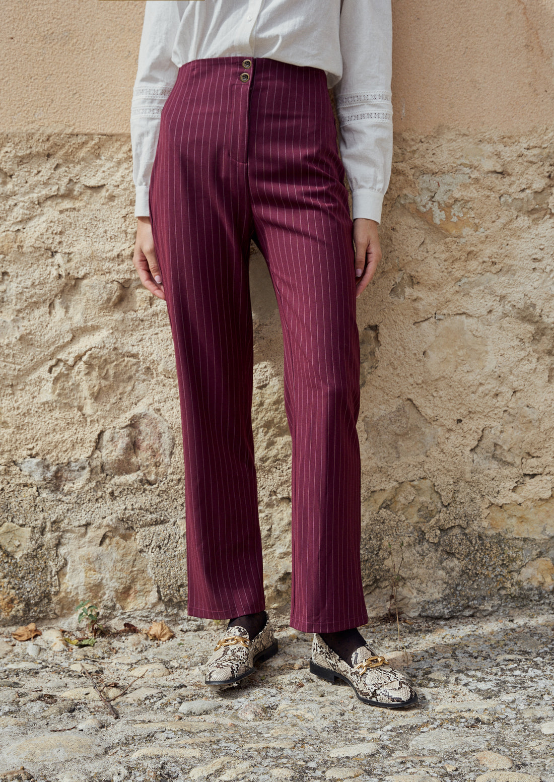 Pantalón Jump burdeos