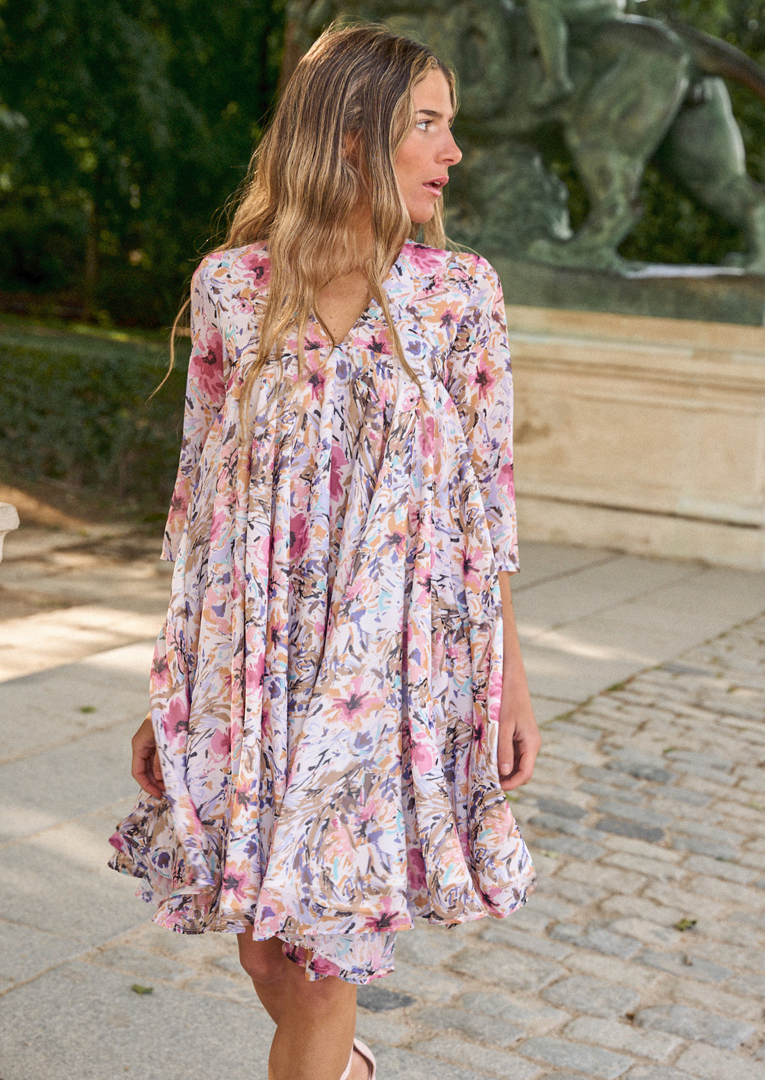 Vestido Denis rosa