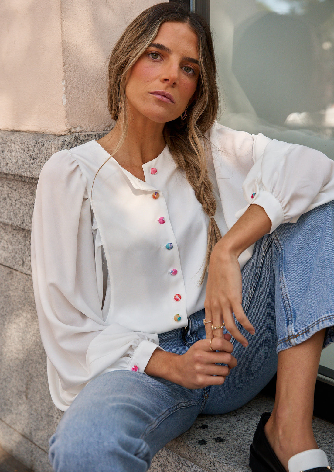 Blusa Frida blanco