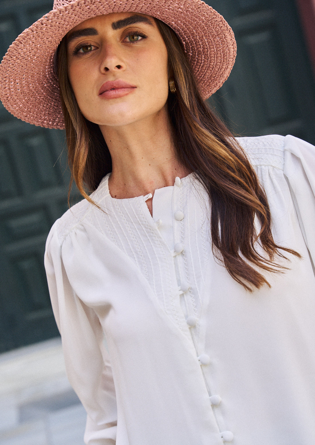 Blusa Monroe blanca