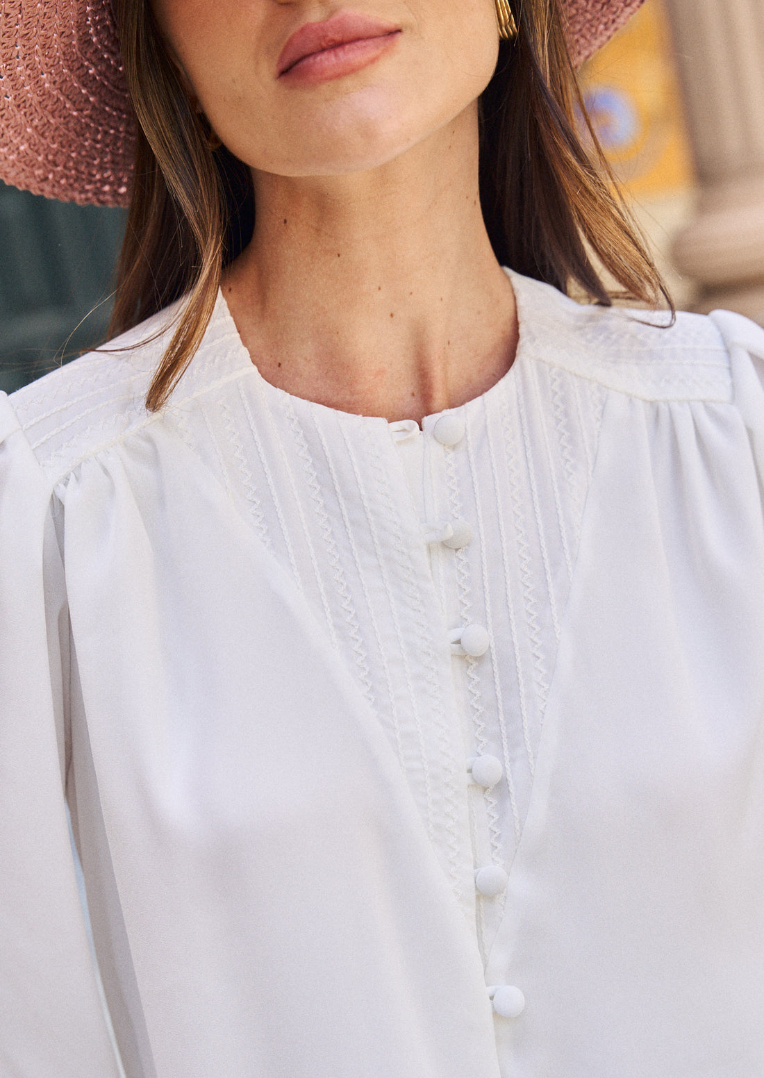Blusa Monroe blanca