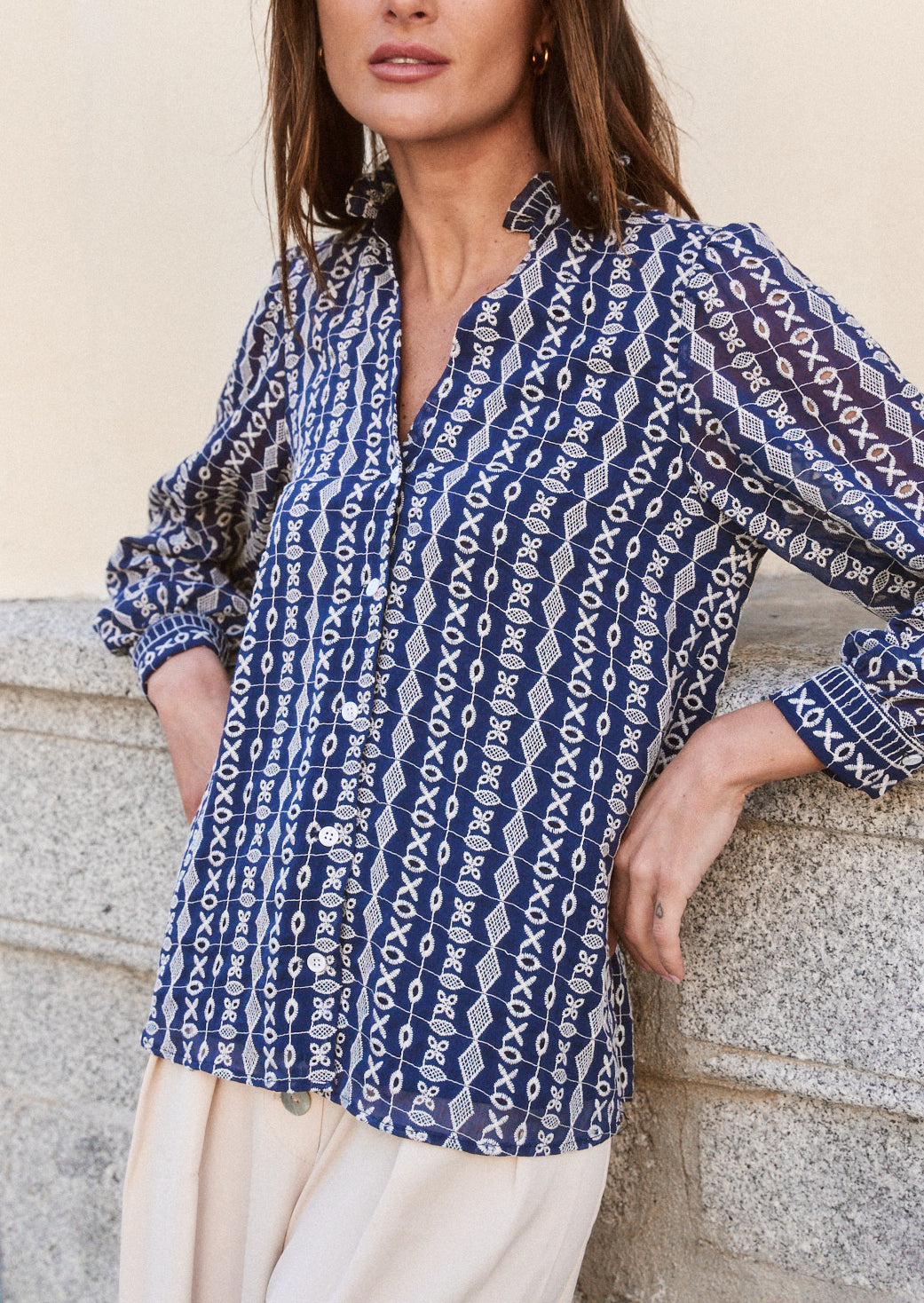 Blusa Brow marino
