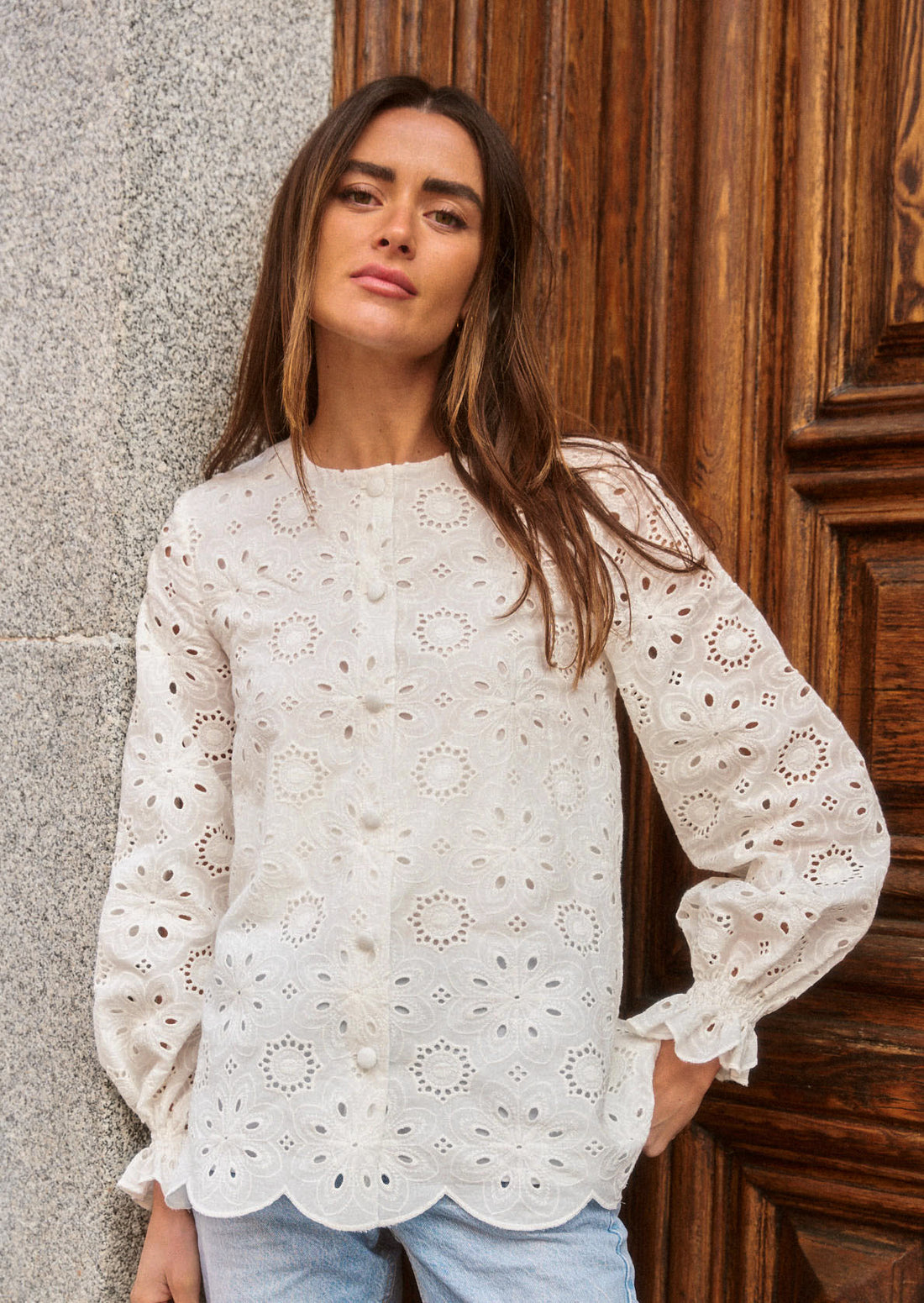 Blusa Wanda blanca