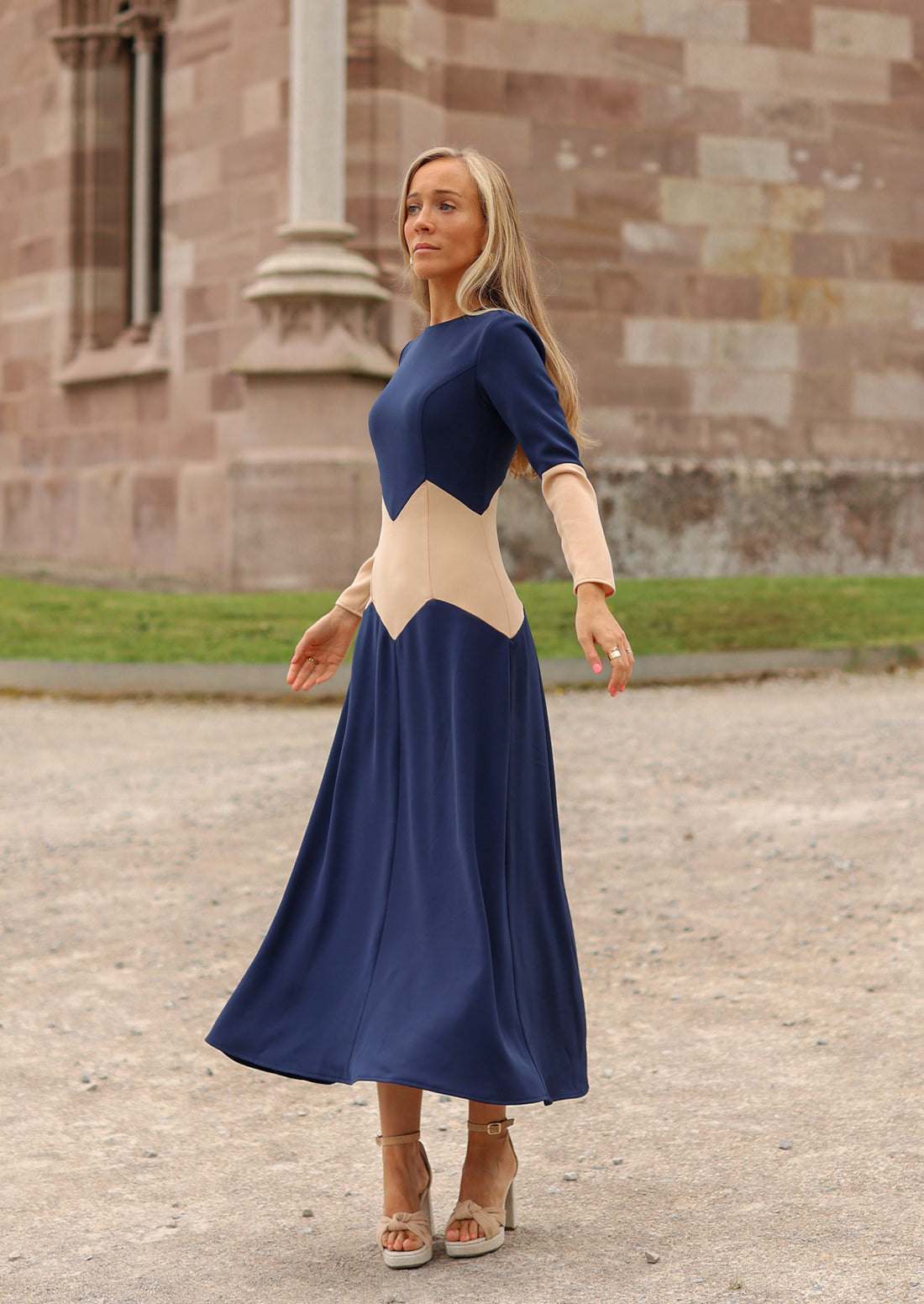 Vestido Seika marino