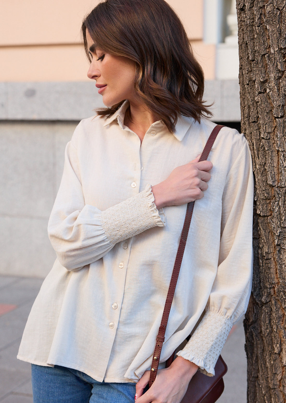 Camisa Dala beige
