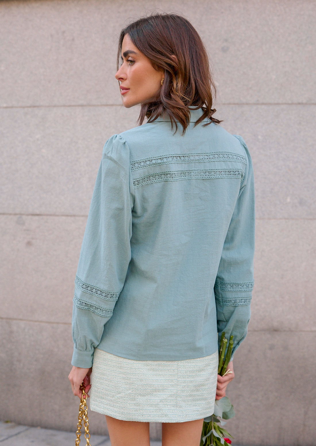 Blusa Lucie aqua