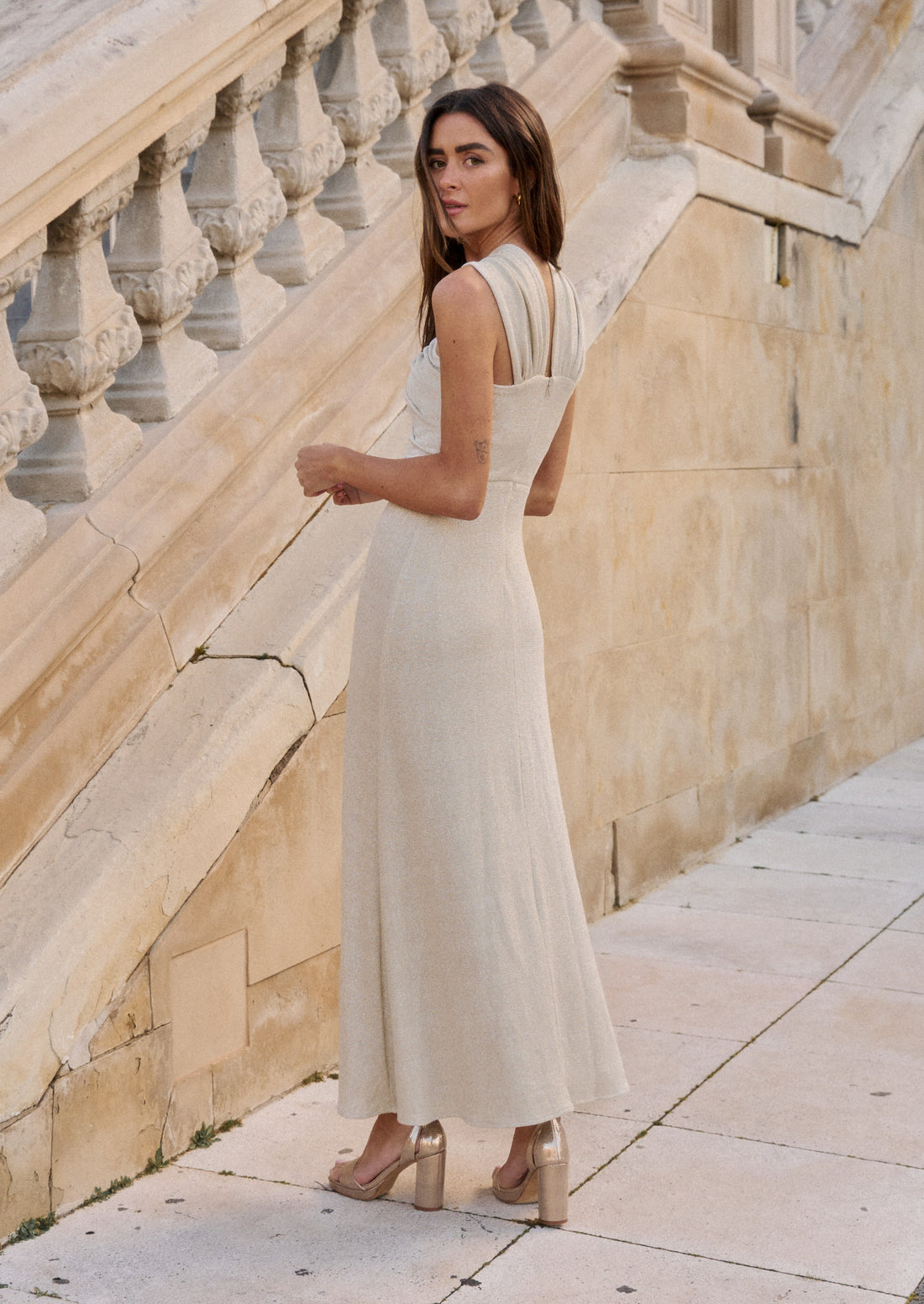 Vestido Scott Gold