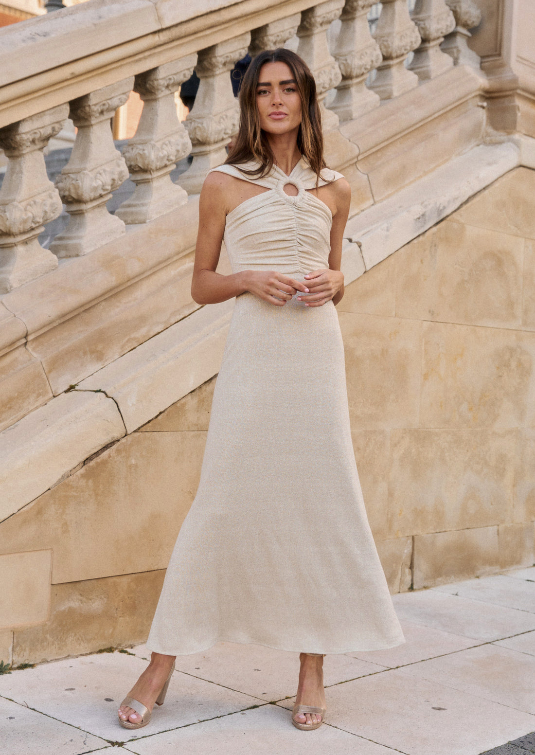 Vestido Scott Gold