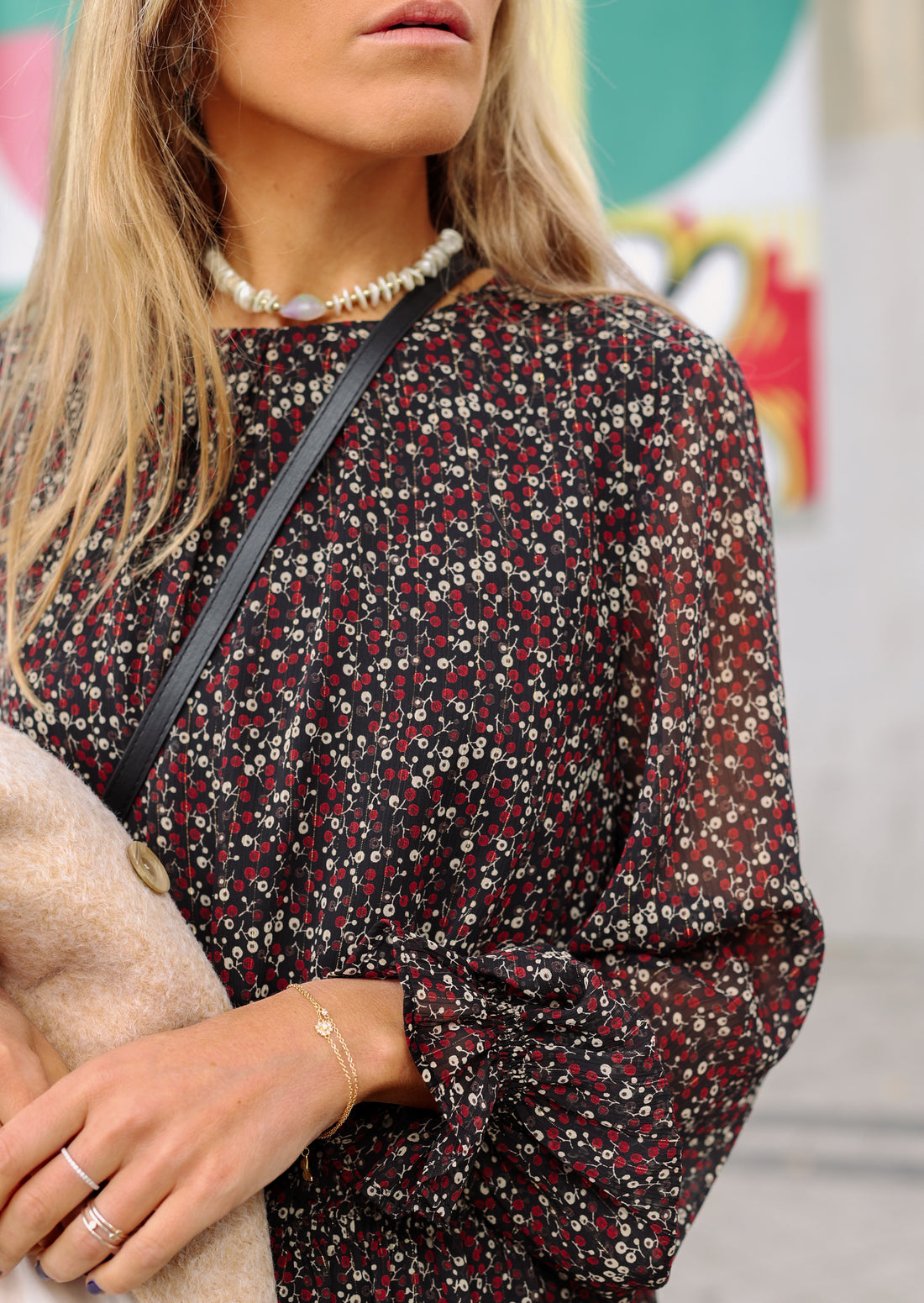 Vestido Blossom negro