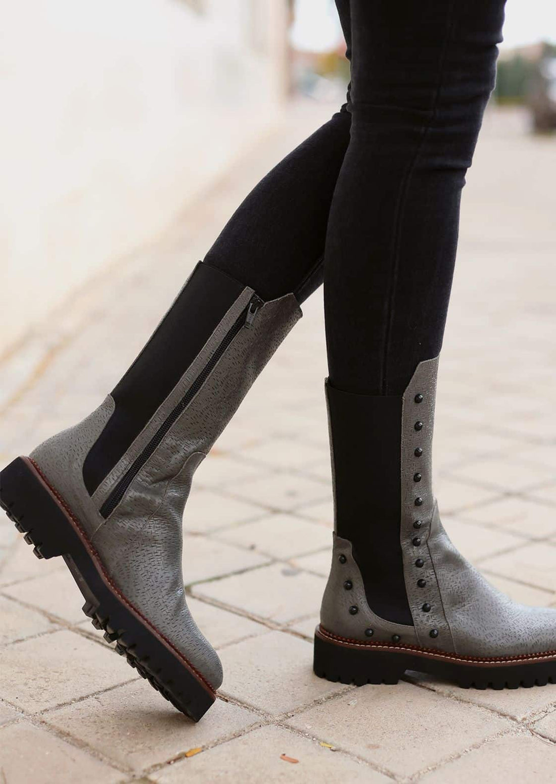 Botas Junkie gris
