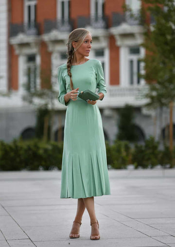 Vestido Lucerna verde