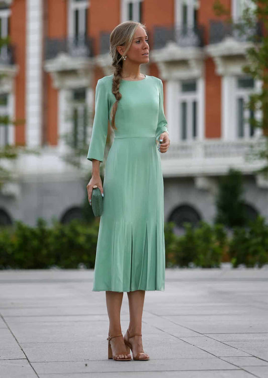 Vestido Lucerna verde