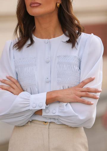 Blusa Richie celeste