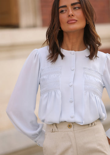 Blusa Richie celeste