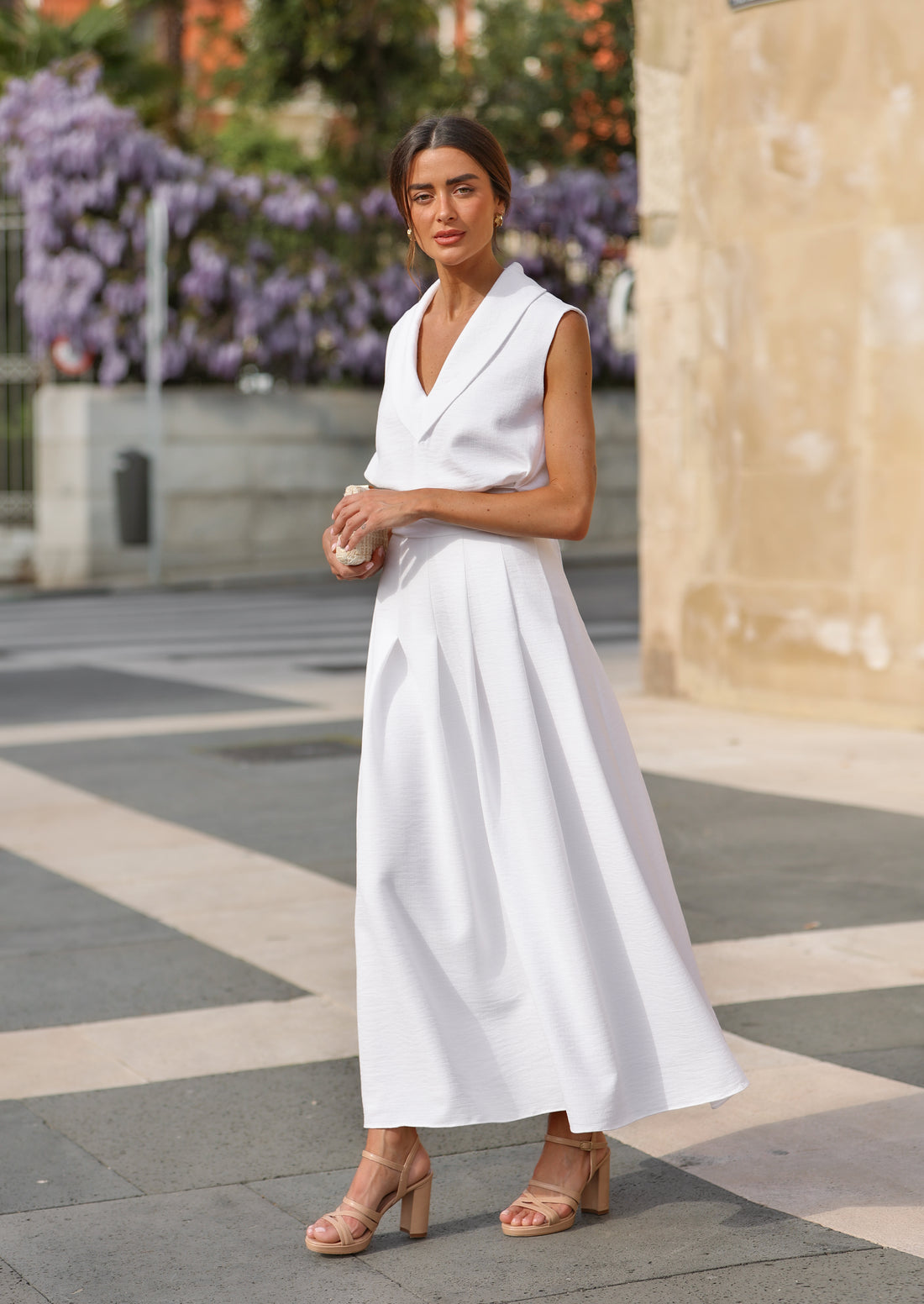 Falda Lys white