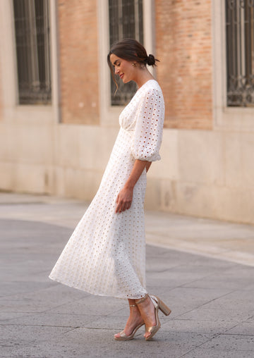 Vestido Solene white
