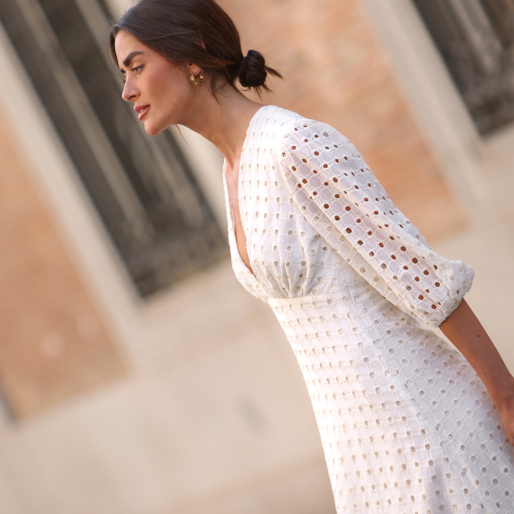 Vestido Solene white
