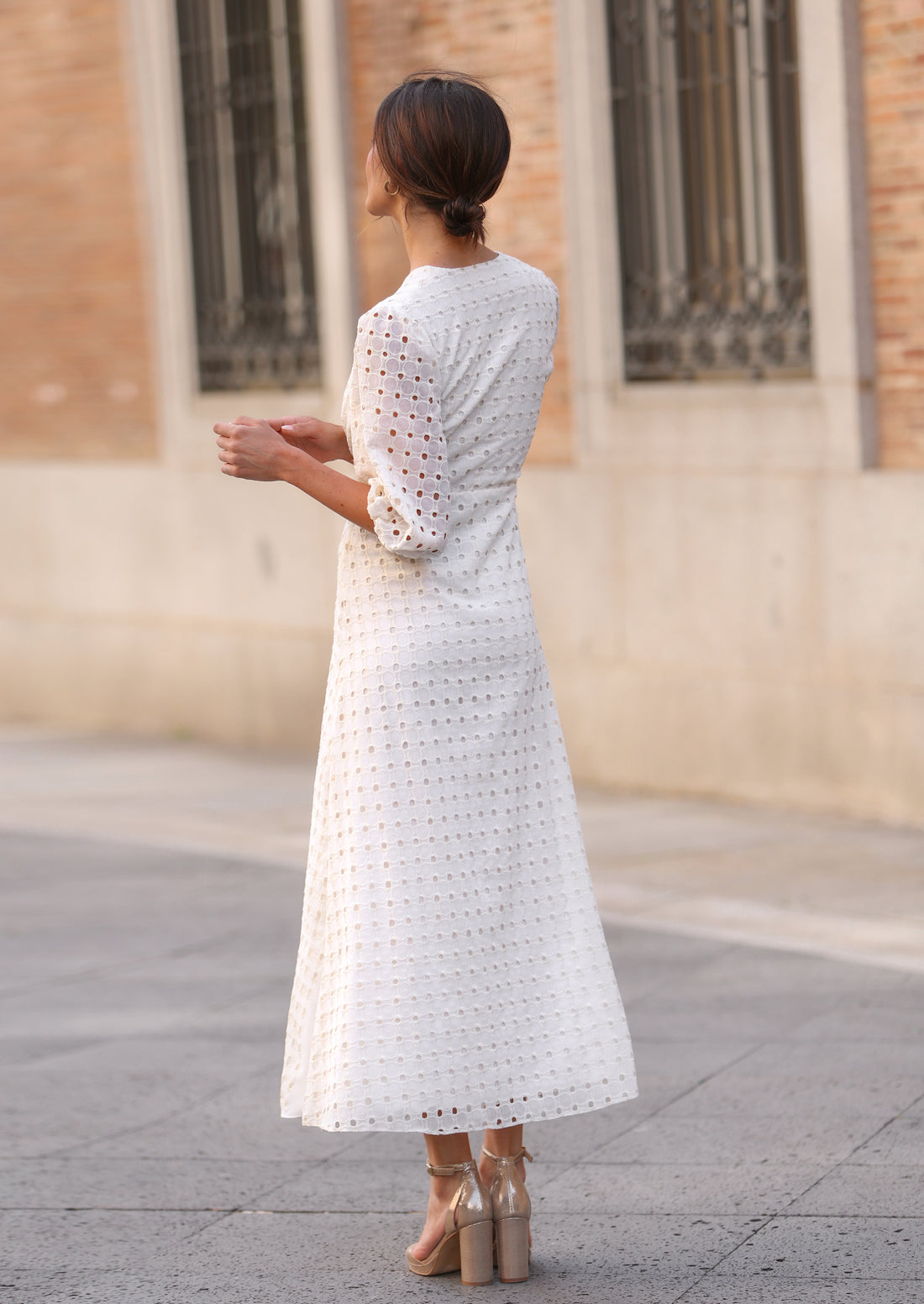 Vestido Solene white