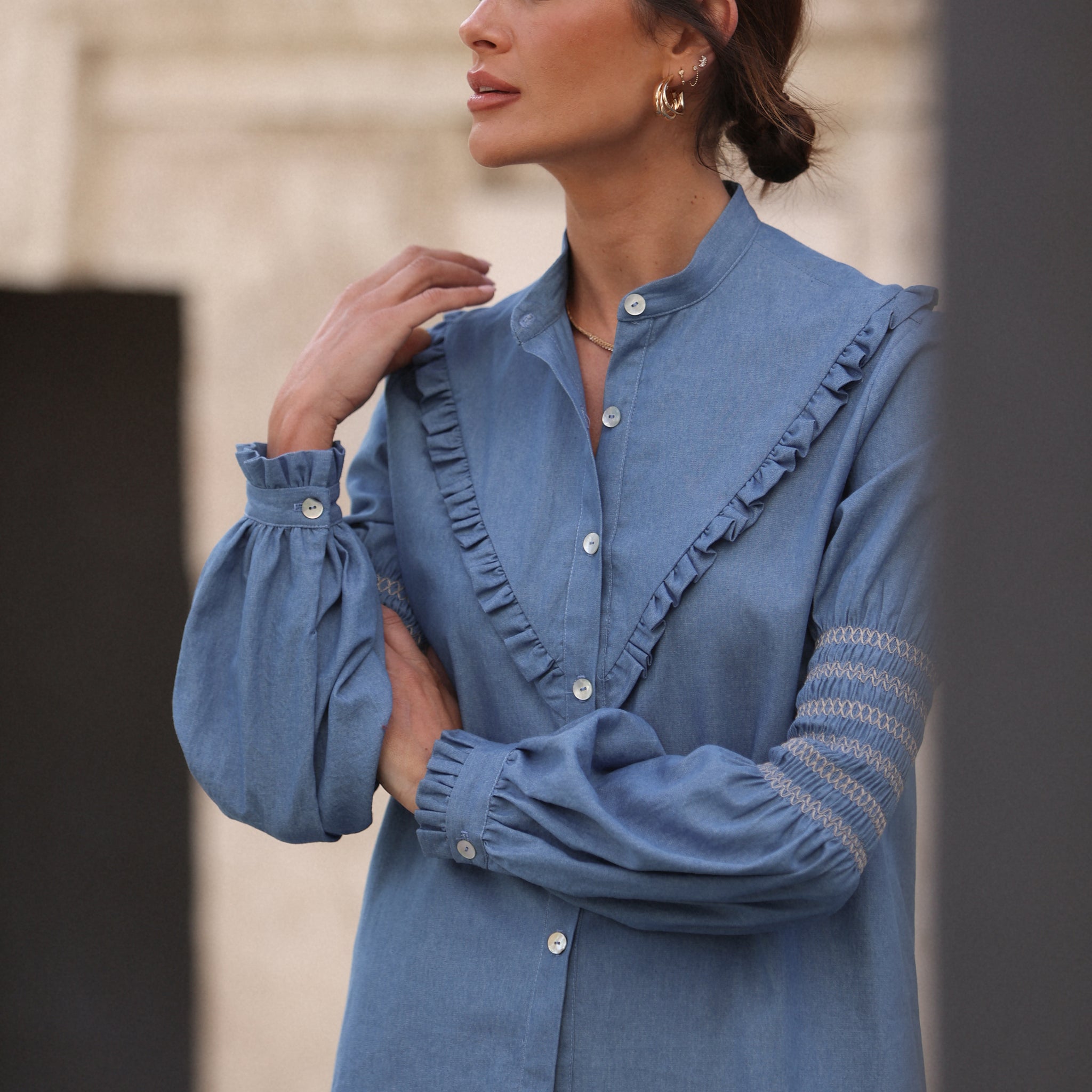 Camisa Ronie denim