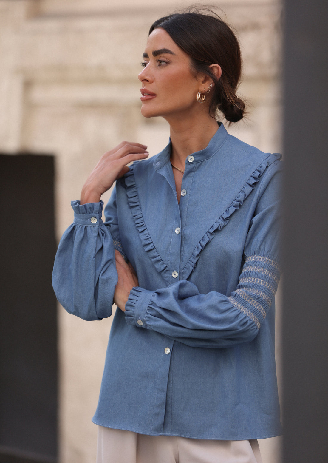 Camisa Ronie denim