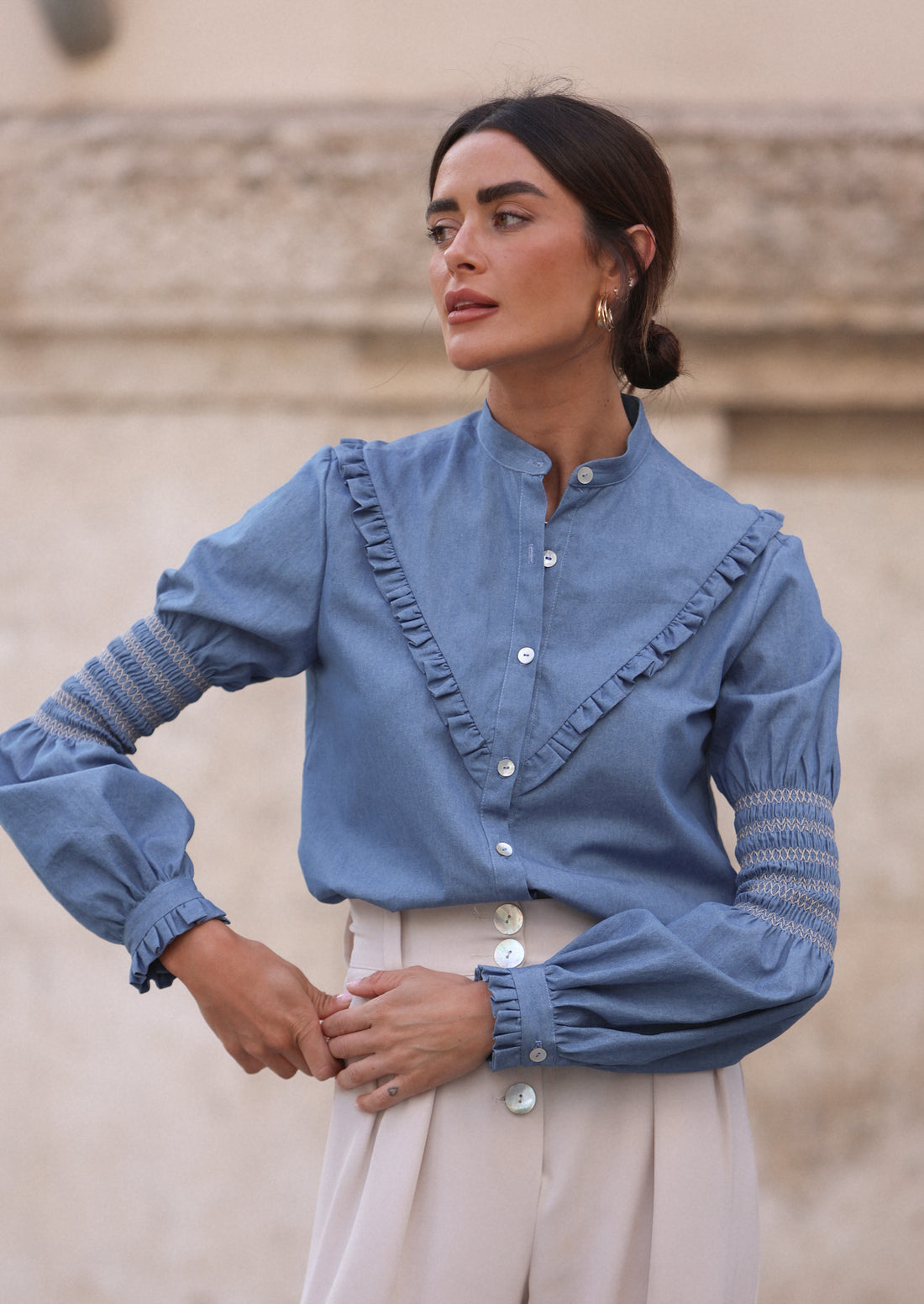 Camisa Ronie denim