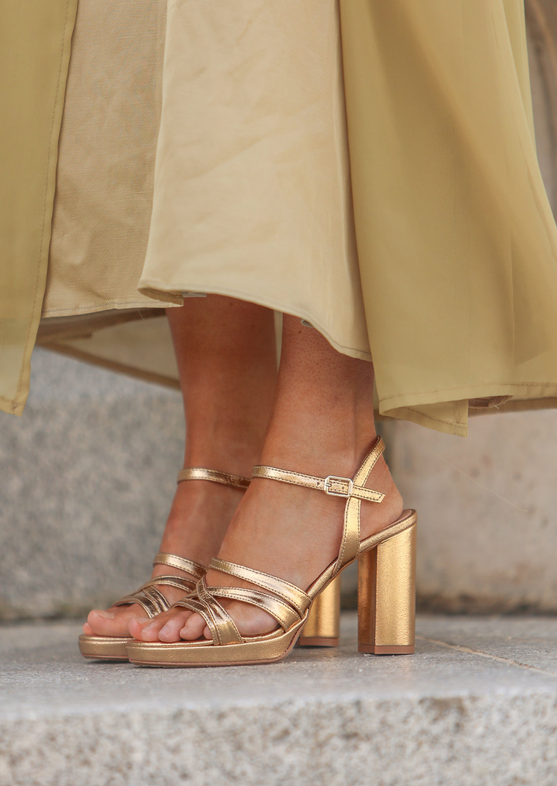 Sandalias Pippa gold