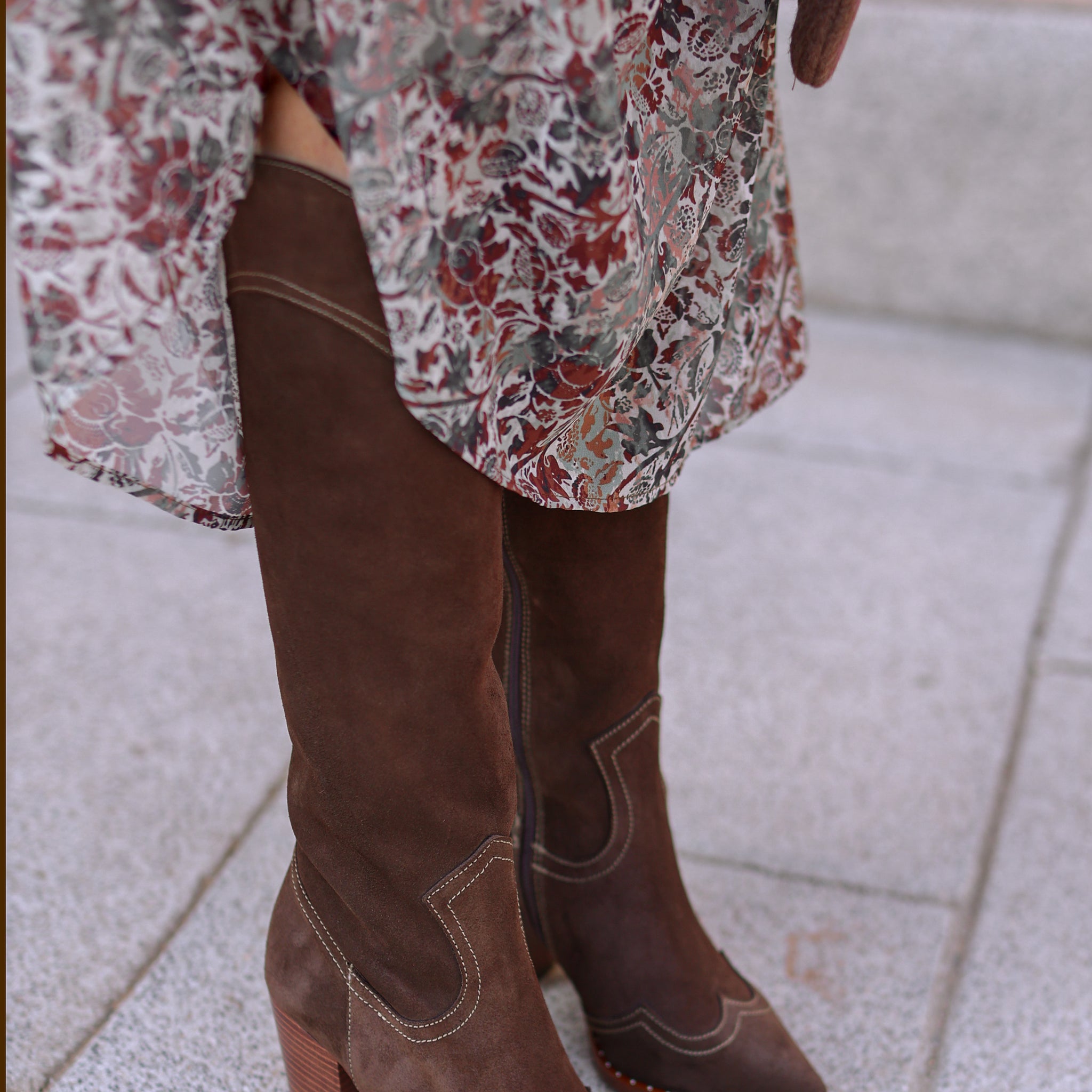 Willow taupe boots