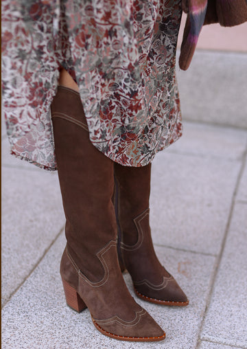 Willow taupe boots