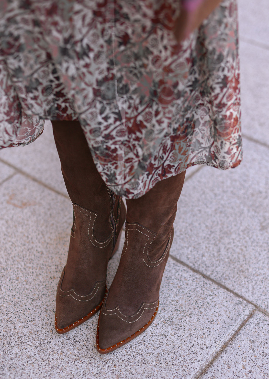 Bottes en saule taupe