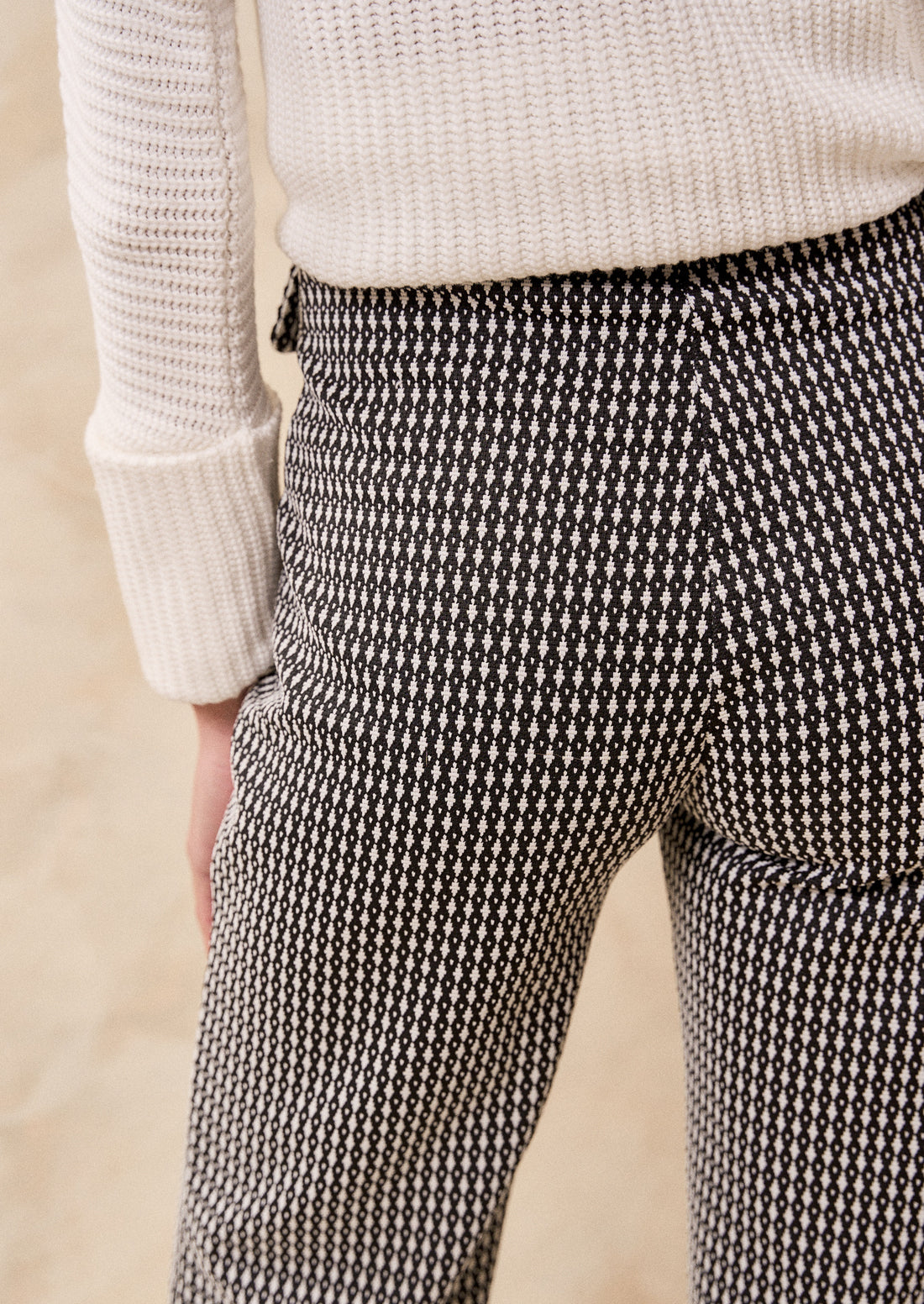Tomy geometric pants
