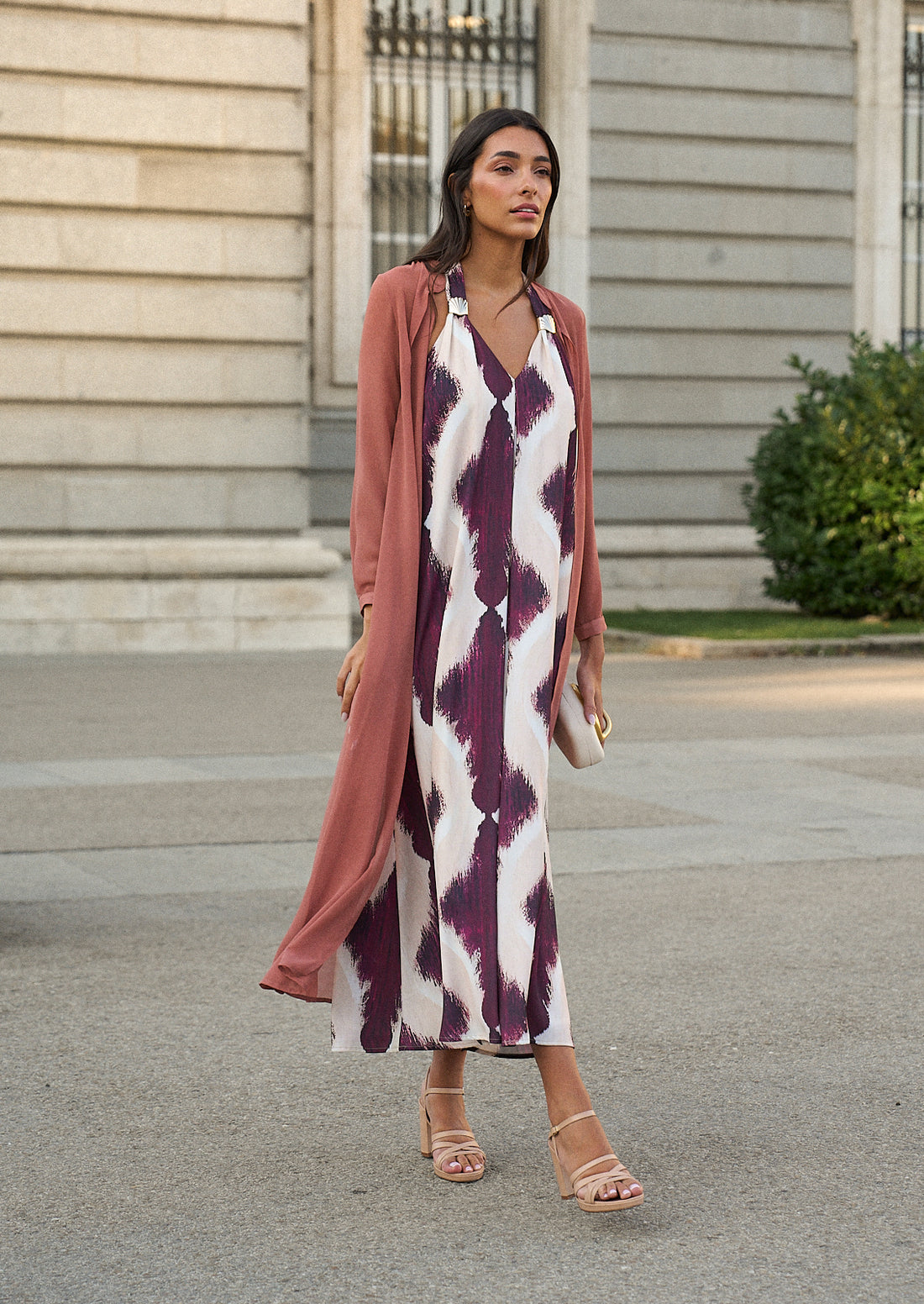 Vestido Martinette guinda