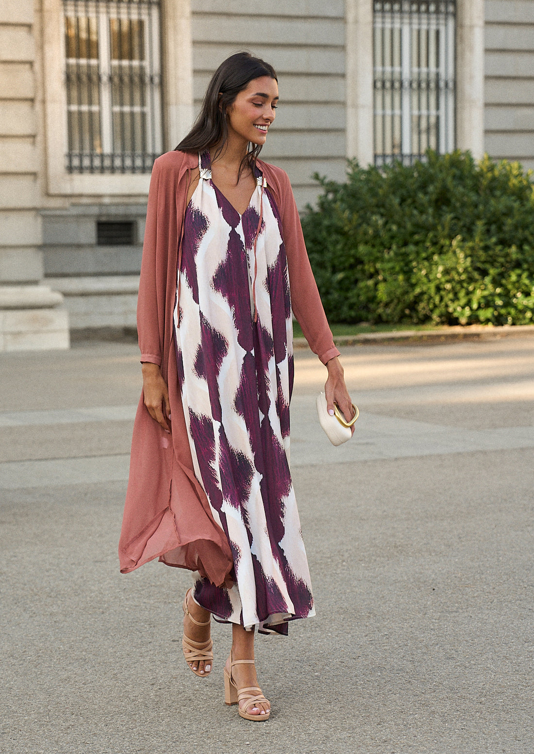 Vestido Martinette guinda