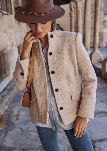 Chaqueta Sory beige