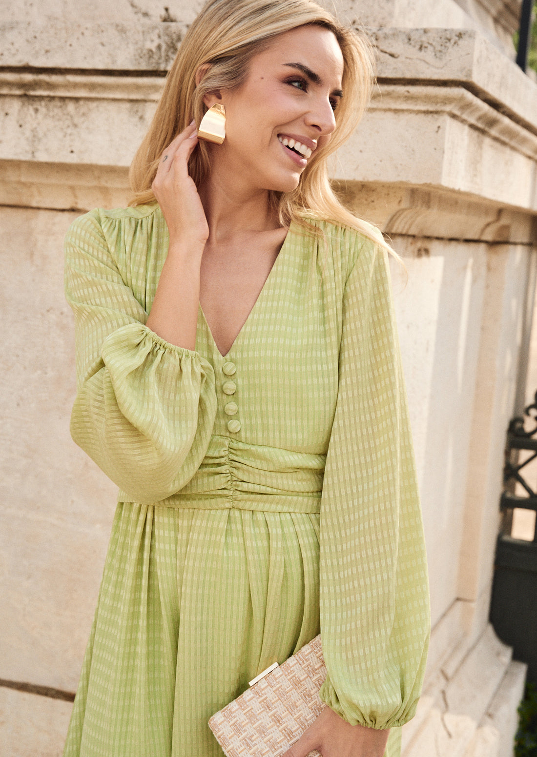 Robe Andy citron vert