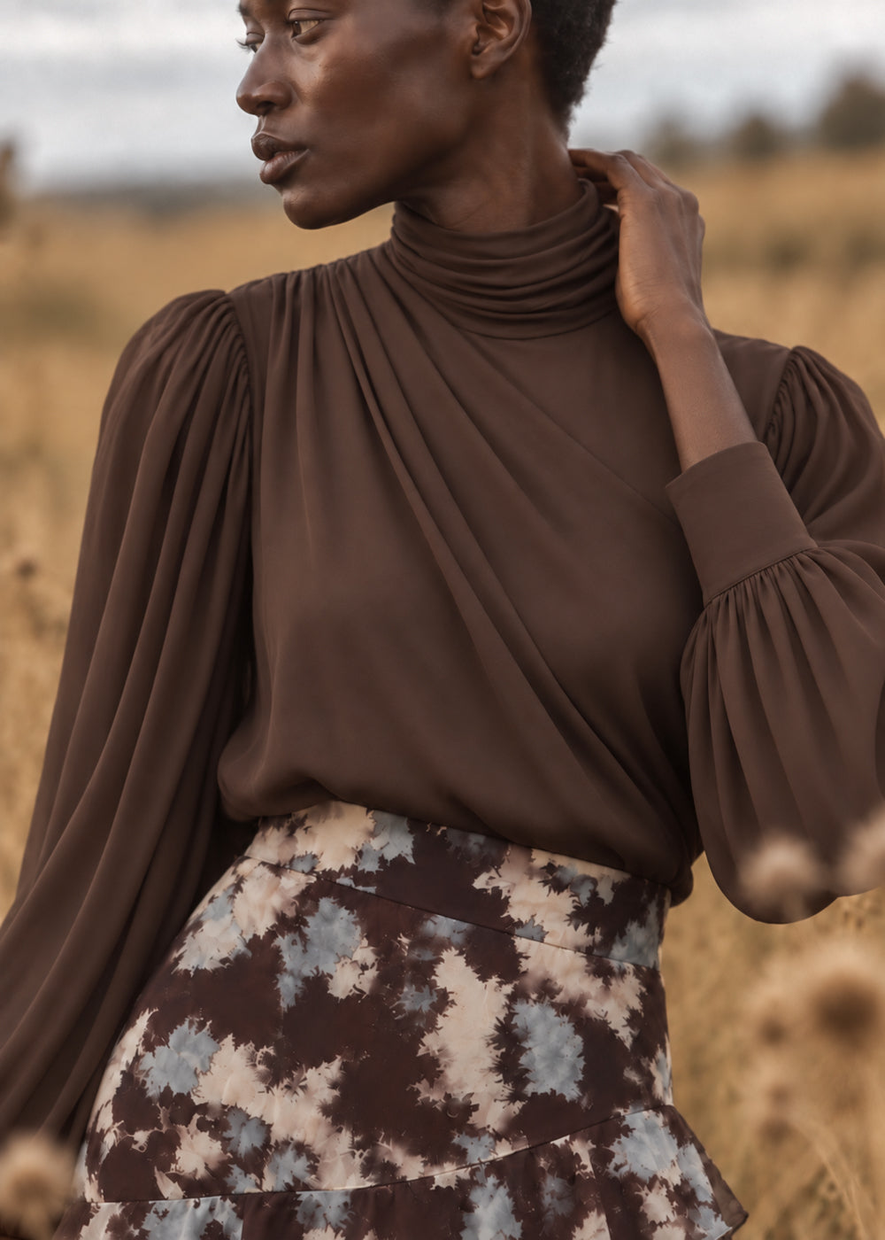 Blusa Lucy moca