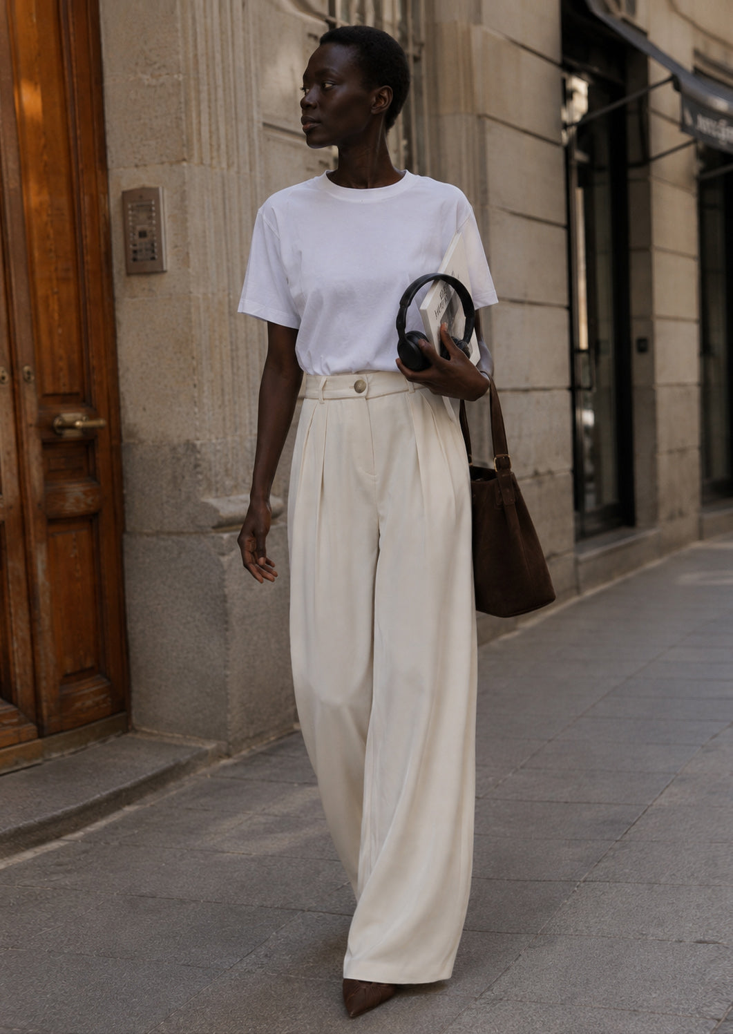 Pantalón Hugo cream