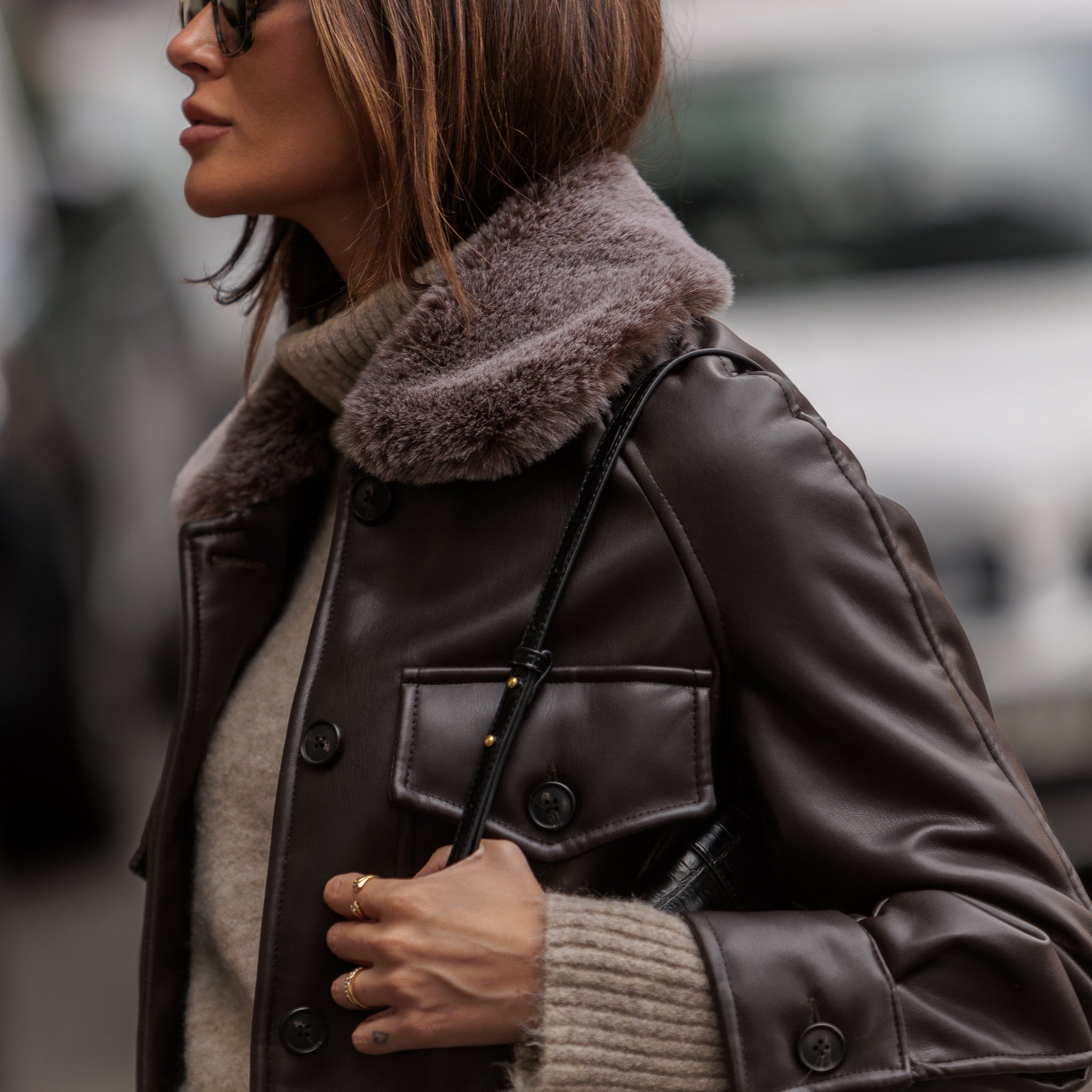 Abrigo Spencer brown