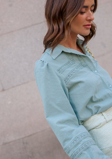 Blusa Lucie aqua