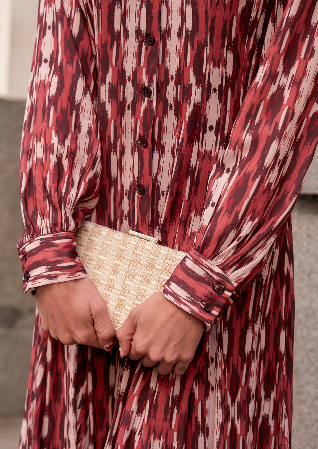 Vestido Maxime grosella