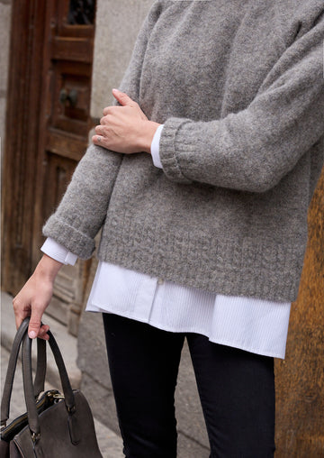 Zina grey sweater