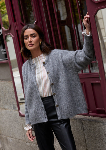 Eddie grey cardigan