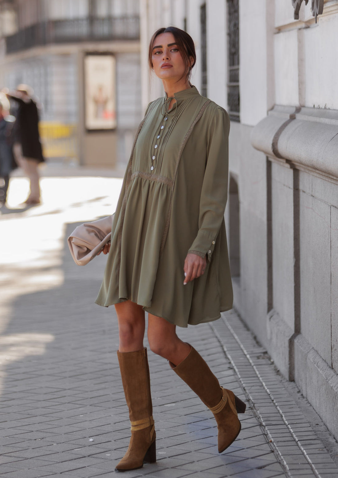 Vestido Brandon kaki